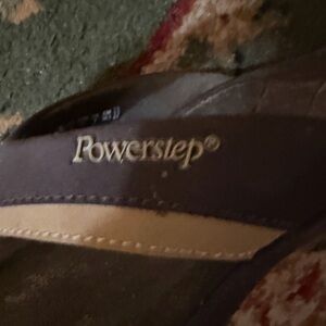 Powerstep 8000-3008 Men’s Fusion Recovery Sandals Flip Flop Tan Brown Sz 8 US